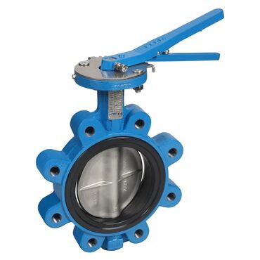 Butterfly valve Type: 6431 Ductile cast iron/Stainless steel EC1935 Squeeze handle Lug type